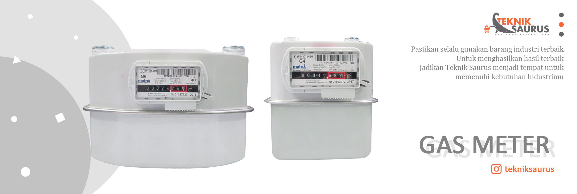 banner product category Gas Meter